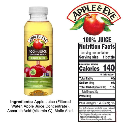 Apple & Eve 100% Juice Variety Pack, 6.75 fl. oz., 36 pk.
